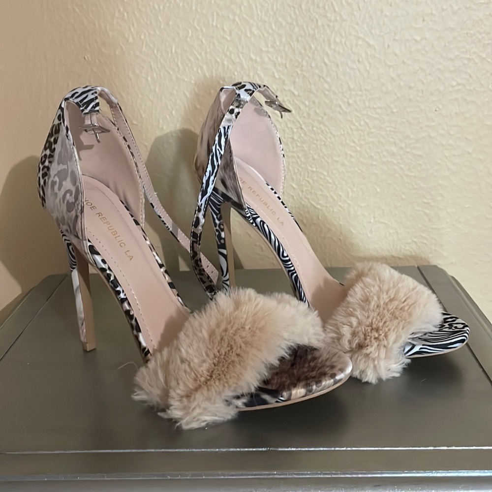 Animal Print High Heel Shoes